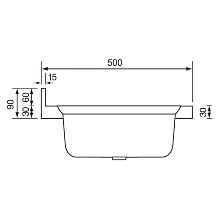 Lavello Inox Ad Appoggio 80×50 Una Vasca E Gocciolatoio - Homegardenline